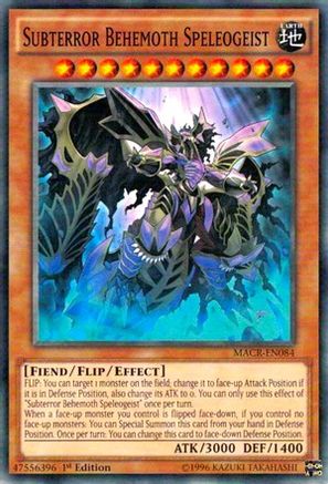 Subterror Behemoth Speleogeist [MACR-EN084] Common - Yu-Gi-Oh! - Card Brawlers | Quebec | Canada |
