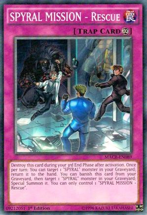 SPYRAL MISSION - Rescue [MACR-EN089] Common - Yu-Gi-Oh! - Card Brawlers | Quebec | Canada |