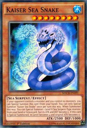 Kaiser Sea Snake [MACR-EN091] Common - Yu-Gi-Oh! - Card Brawlers | Quebec | Canada |