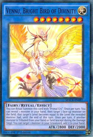 Vennu, Bright Bird of Divinity [MACR-EN097] Common - Yu-Gi-Oh! - Card Brawlers | Quebec | Canada |