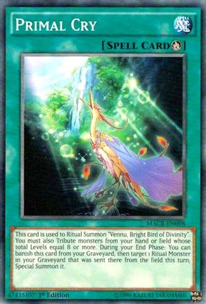 Primal Cry [MACR-EN098] Common - Yu-Gi-Oh! - Card Brawlers | Quebec | Canada |