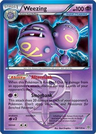 Weezing (58/135) (Theme Deck Exclusive) [Black & White: Plasma Storm] - Pokémon - Card Brawlers | Quebec | Canada |