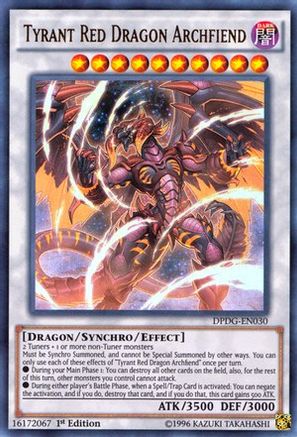 Tyrant Red Dragon Archfiend [DPDG-EN030] Ultra Rare - Yu-Gi-Oh! - Card Brawlers | Quebec | Canada |