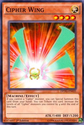 Cipher Wing [DPDG-EN035] Common - Yu-Gi-Oh! - Card Brawlers | Quebec | Canada |