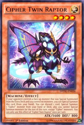 Cipher Twin Raptor [DPDG-EN036] Rare - Yu-Gi-Oh! - Card Brawlers | Quebec | Canada |