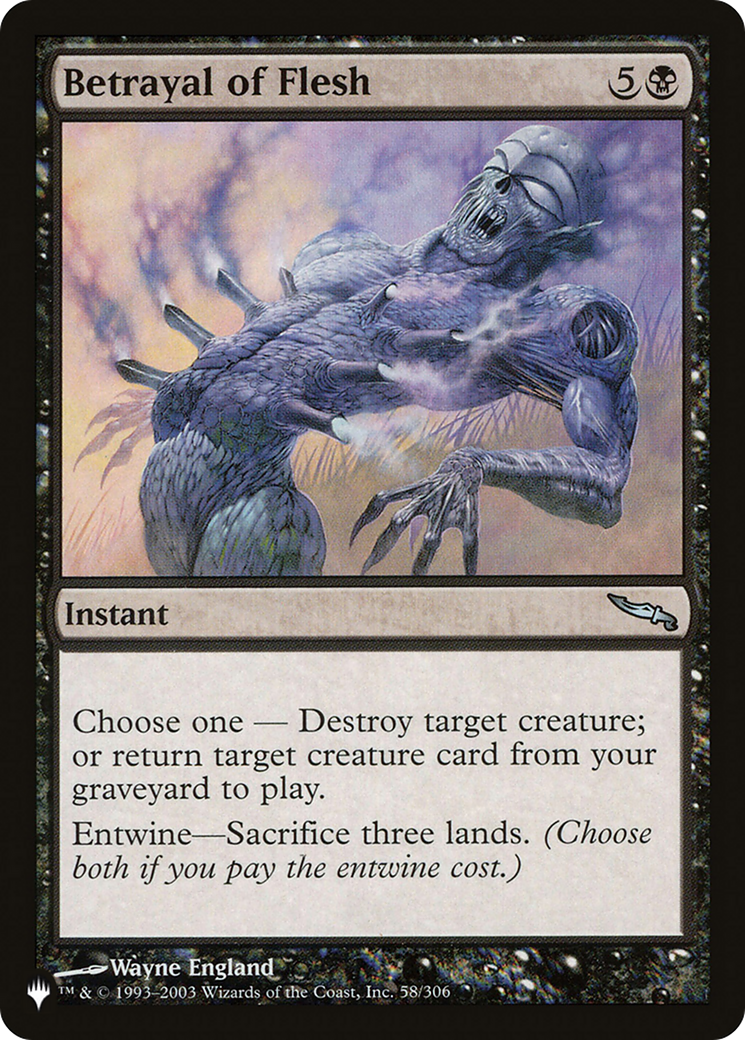 Betrayal of Flesh [The List] - Magic: The Gathering - Card Brawlers | Quebec | Canada |