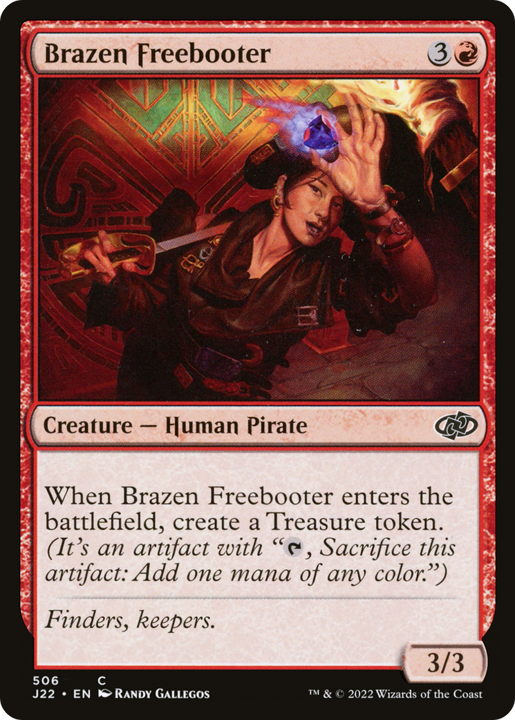 Brazen Freebooter [Jumpstart 2022] - Magic: The Gathering - Card Brawlers | Quebec | Canada |