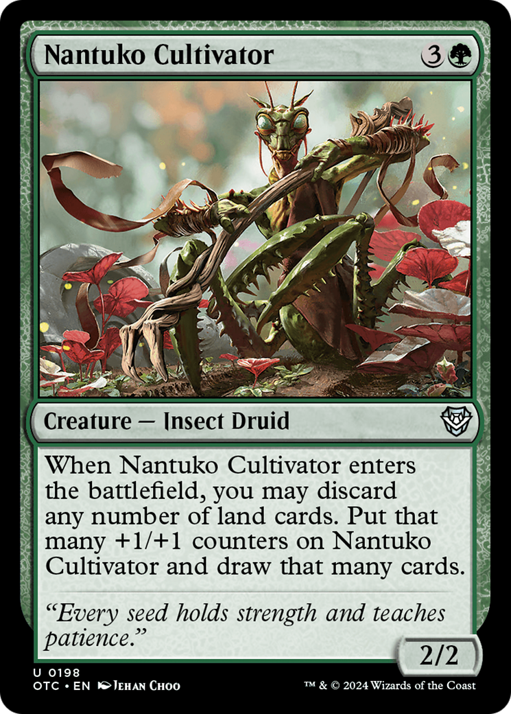Nantuko Cultivator [Outlaws of Thunder Junction Commander] - Magic: The Gathering - Card Brawlers | Quebec | Canada |
