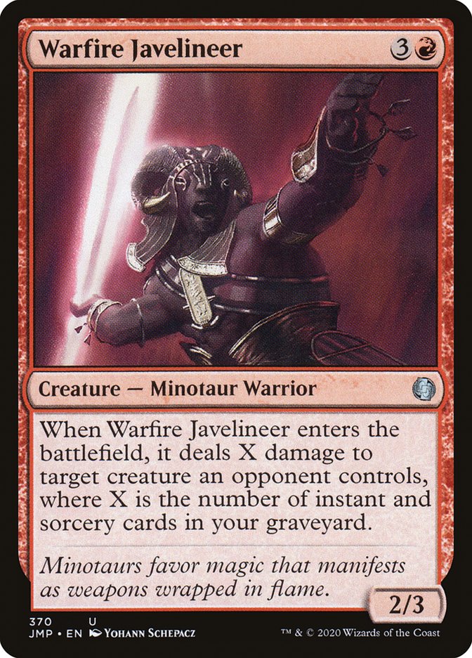 Warfire Javelineer [Jumpstart] - Magic: The Gathering - Card Brawlers | Quebec | Canada |