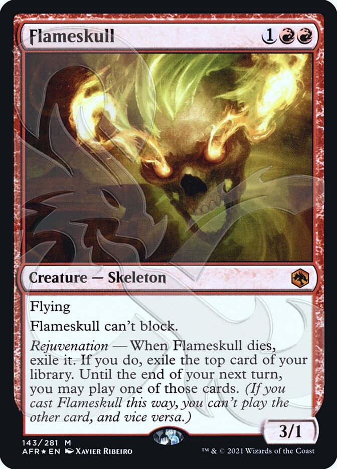 Flameskull (Ampersand Promo) [Dungeons & Dragons: Adventures in the Forgotten Realms Promos] - Magic: The Gathering - Card Brawlers | Quebec | Canada |