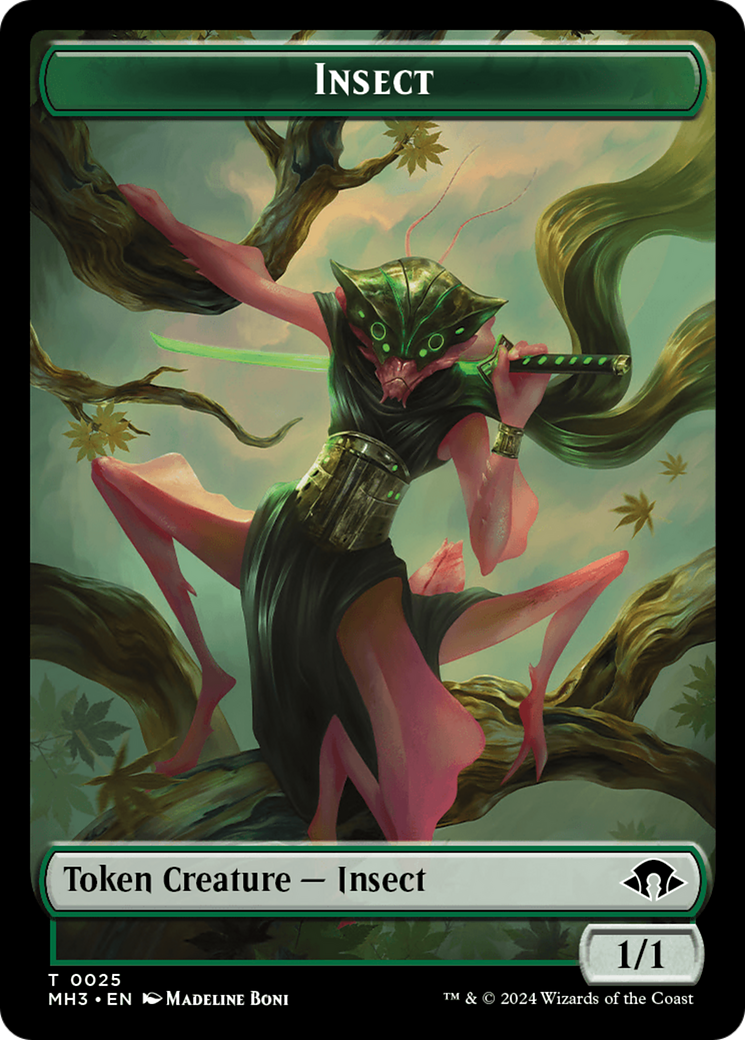 Servo // Insect (0025) Double-Sided Token [Modern Horizons 3 Tokens] - Magic: The Gathering - Card Brawlers | Quebec | Canada |