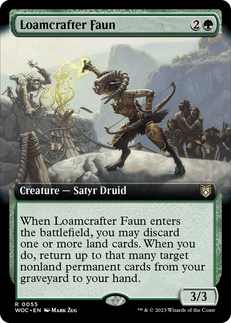 Loamcrafter Faun (Extended Art) [Wilds of Eldraine Commander] - Magic: The Gathering - Card Brawlers | Quebec | Canada |
