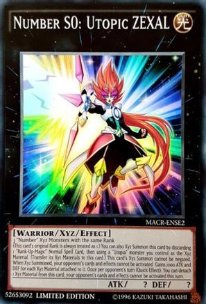 Number S0: Utopic ZEXAL [MACR-ENSE2] Super Rare - Yu-Gi-Oh! - Card Brawlers | Quebec | Canada |