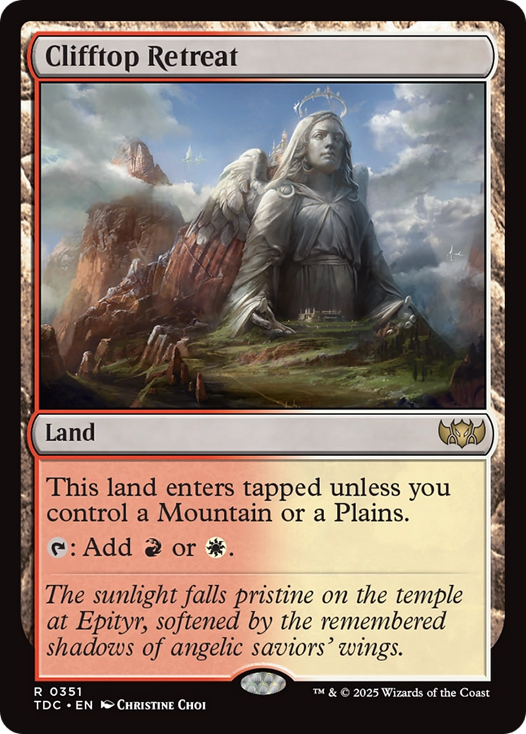 Clifftop Retreat [Tarkir: Dragonstorm Commander] - Magic: The Gathering - Card Brawlers | Quebec | Canada |