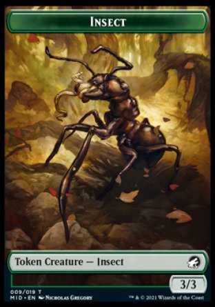 Insect Token [Innistrad: Midnight Hunt Tokens] - Magic: The Gathering - Card Brawlers | Quebec | Canada |