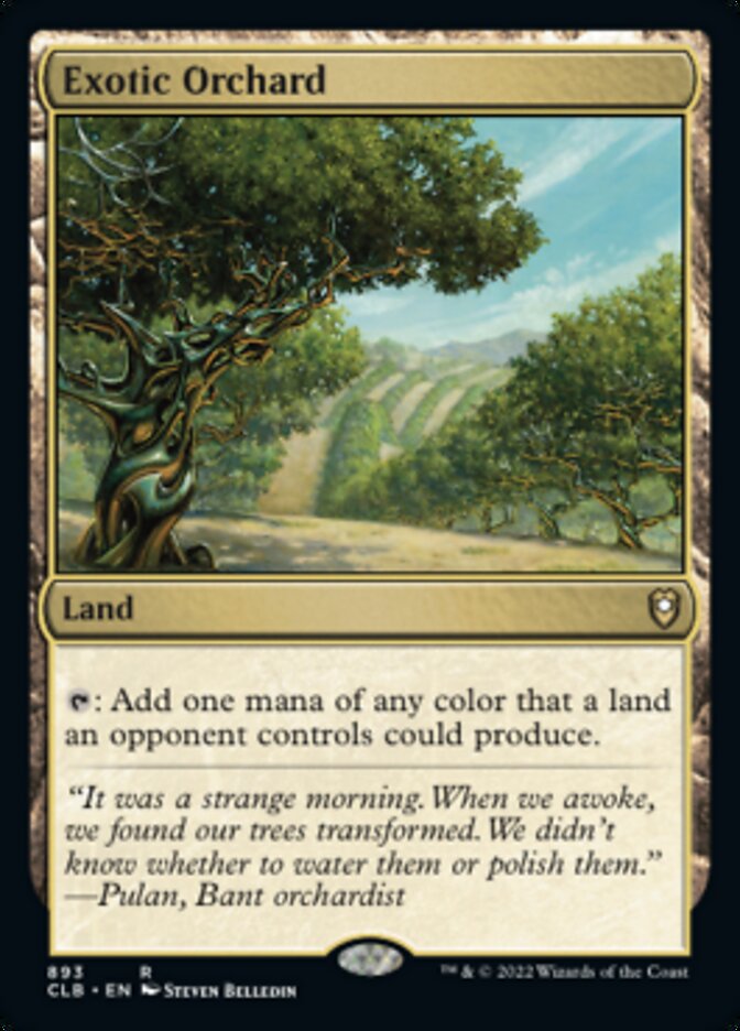 Exotic Orchard [Commander Legends: Battle for Baldur's Gate] - Magic: The Gathering - Card Brawlers | Quebec | Canada |