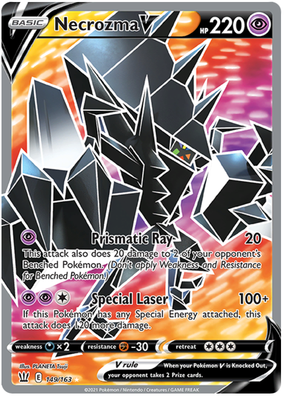 Necrozma V (149/163) [Sword & Shield: Battle Styles] - Pokémon - Card Brawlers | Quebec | Canada |
