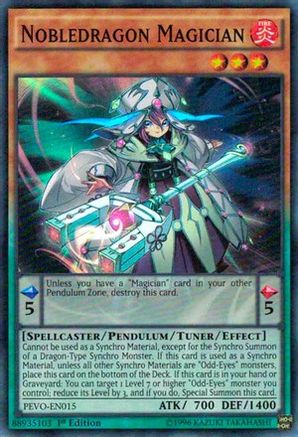 Nobledragon Magician [PEVO-EN015] Super Rare - Yu-Gi-Oh! - Card Brawlers | Quebec | Canada |