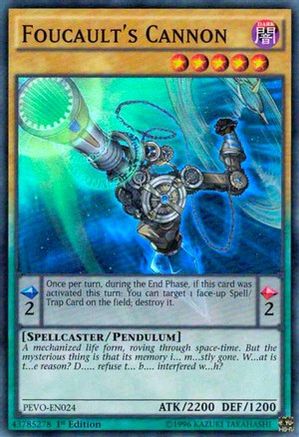 Foucault's Cannon [PEVO-EN024] Super Rare - Yu-Gi-Oh! - Card Brawlers | Quebec | Canada |