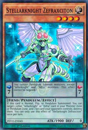 Stellarknight Zefraxciton [PEVO-EN045] Super Rare - Yu-Gi-Oh! - Card Brawlers | Quebec | Canada |