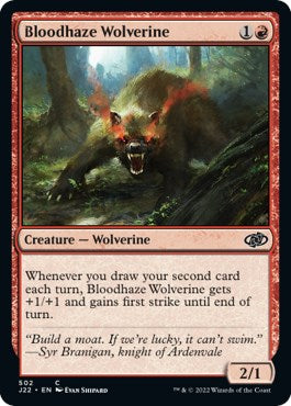 Bloodhaze Wolverine [Jumpstart 2022] - Magic: The Gathering - Card Brawlers | Quebec | Canada |