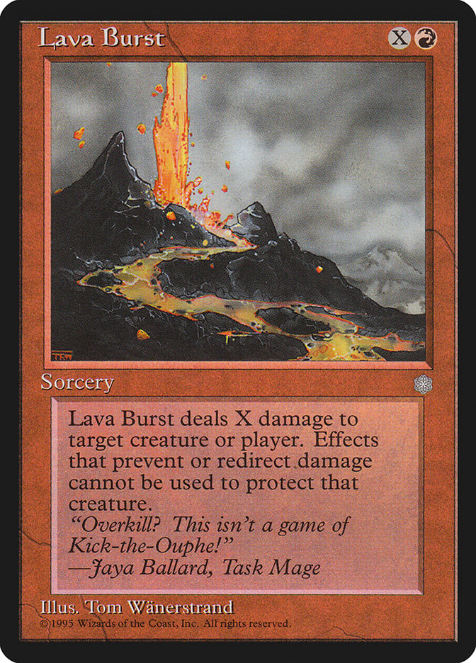 Lava Burst [Ice Age] - Magic: The Gathering - Card Brawlers | Quebec | Canada |