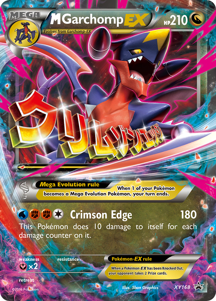 M Garchomp EX (XY168) [XY: Black Star Promos] - Pokémon - Card Brawlers | Quebec | Canada |