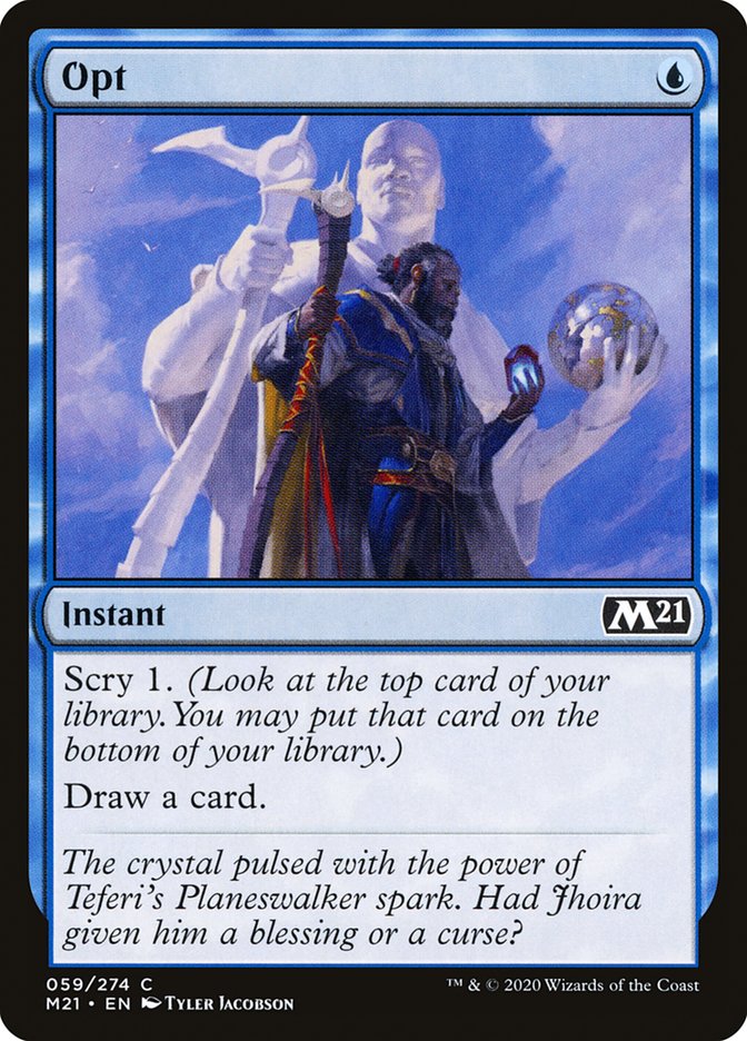 Opt [Core Set 2021] - Magic: The Gathering - Card Brawlers | Quebec | Canada |
