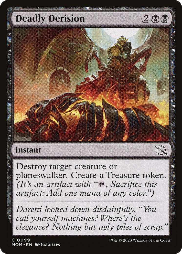 Deadly Derision [March of the Machine] - Magic: The Gathering - Card Brawlers | Quebec | Canada |