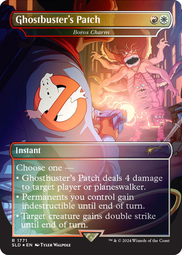 Ghostbuster's Patch - Boros Charm (Rainbow Foil) [Secret Lair Drop Series] - Magic: The Gathering - Card Brawlers | Quebec | Canada |