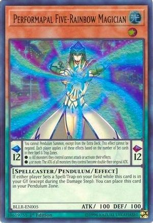 Performapal Five-Rainbow Magician [BLLR-EN005] Ultra Rare - Yu-Gi-Oh! - Card Brawlers | Quebec | Canada |