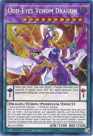 Odd-Eyes Venom Dragon [BLLR-EN006] Secret Rare - Yu-Gi-Oh! - Card Brawlers | Quebec | Canada |
