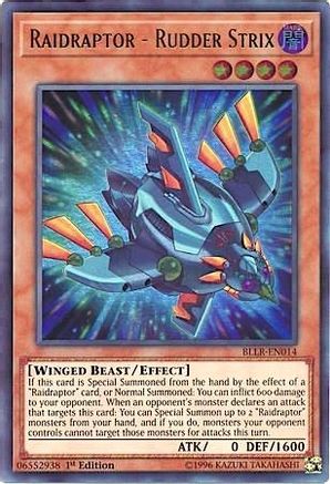 Raidraptor - Rudder Strix [BLLR-EN014] Ultra Rare - Yu-Gi-Oh! - Card Brawlers | Quebec | Canada |