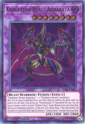Gladiator Beast Andabata [BLLR-EN022] Ultra Rare - Yu-Gi-Oh! - Card Brawlers | Quebec | Canada |