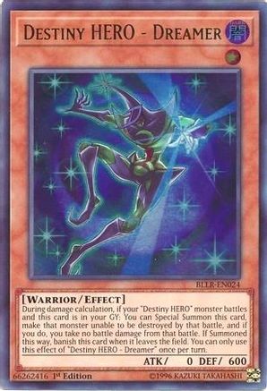 Destiny Hero - Dreamer [BLLR-EN024] Ultra Rare - Yu-Gi-Oh! - Card Brawlers | Quebec | Canada |