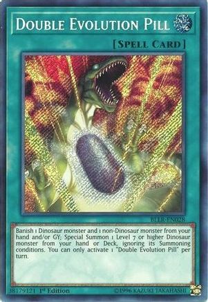 Double Evolution Pill [BLLR-EN028] Secret Rare - Yu-Gi-Oh! - Card Brawlers | Quebec | Canada |