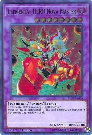 Elemental Hero Nova Master [BLLR-EN056] Ultra Rare - Yu-Gi-Oh! - Card Brawlers | Quebec | Canada |