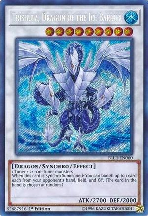 Trishula, Dragon of the Ice Barrier [BLLR-EN060] Secret Rare - Yu-Gi-Oh! - Card Brawlers | Quebec | Canada |