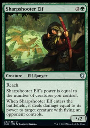 Sharpshooter Elf [Commander Legends: Battle for Baldur's Gate] - Magic: The Gathering - Card Brawlers | Quebec | Canada |