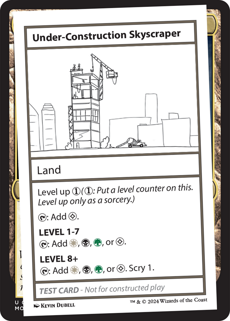 Under-Construction Skyscraper [Mystery Booster 2 Playtest Cards] - Magic: The Gathering - Card Brawlers | Quebec | Canada |