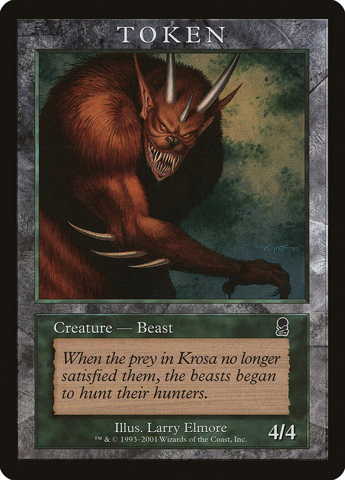 Beast Token [Magic Player Rewards 2001] - Magic: The Gathering - Card Brawlers | Quebec | Canada |