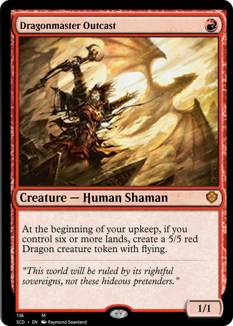 Dragonmaster Outcast [Starter Commander Decks] - Magic: The Gathering - Card Brawlers | Quebec | Canada |