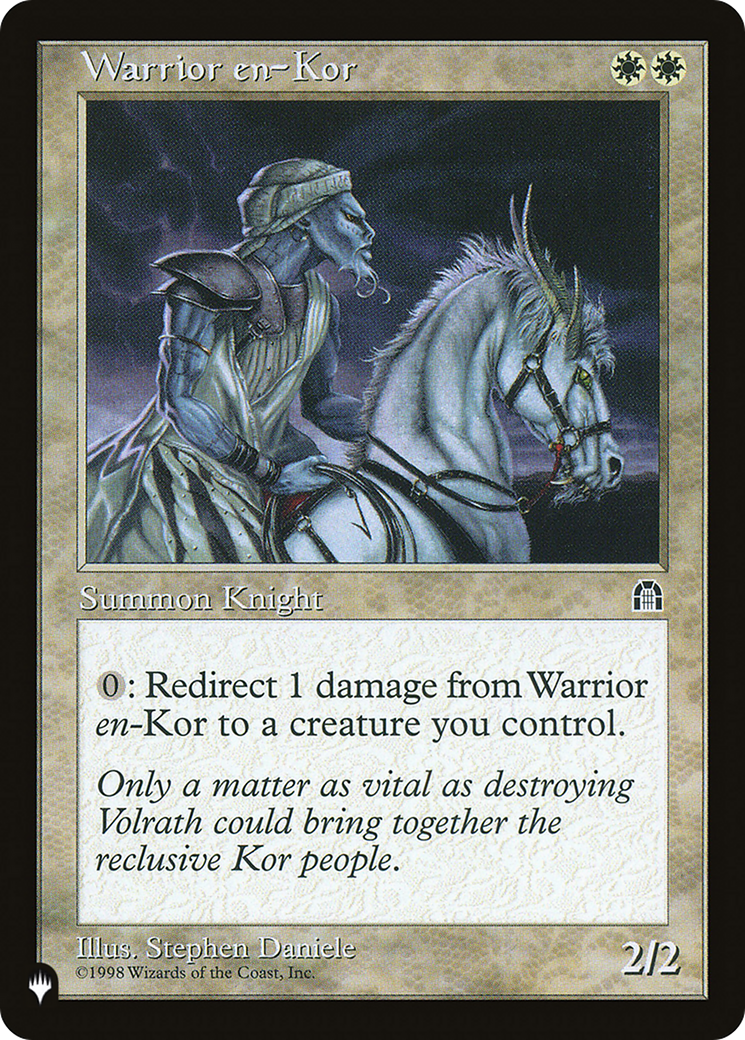 Warrior en-Kor [The List] - Magic: The Gathering - Card Brawlers | Quebec | Canada |