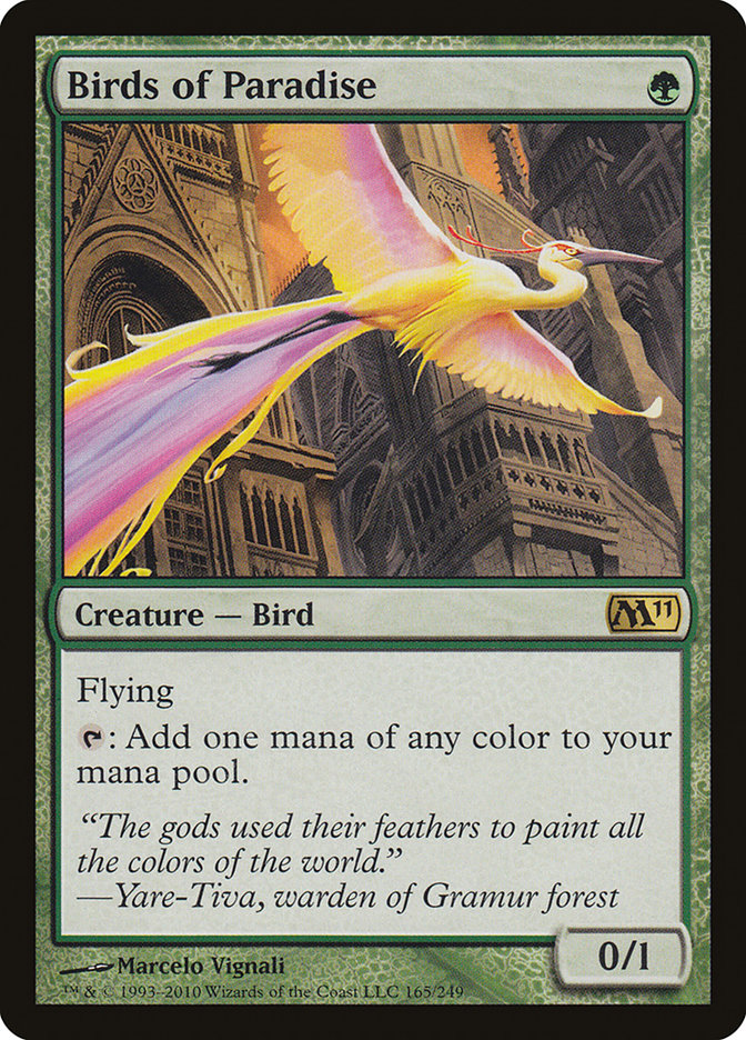 Birds of Paradise [Magic 2011] - Magic: The Gathering - Card Brawlers | Quebec | Canada |