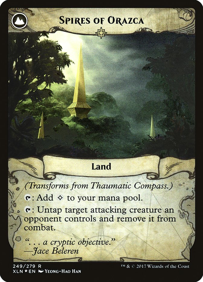 Thaumatic Compass // Spires of Orazca [Ixalan Prerelease Promos] - Magic: The Gathering - Card Brawlers | Quebec | Canada |