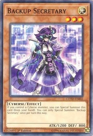 Backup Secretary [COTD-EN002] Common - Yu-Gi-Oh! - Card Brawlers | Quebec | Canada |