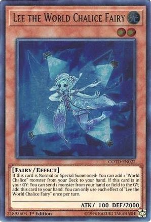 Lee the World Chalice Fairy [COTD-EN022] Ultra Rare - Yu-Gi-Oh! - Card Brawlers | Quebec | Canada |