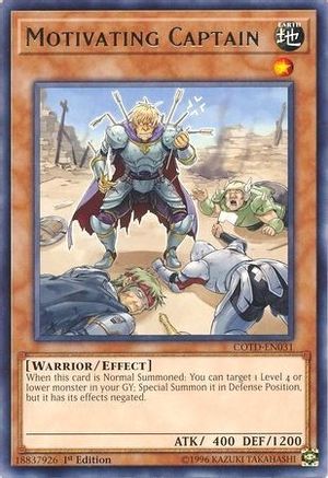 Motivating Captain [COTD-EN031] Rare - Yu-Gi-Oh! - Card Brawlers | Quebec | Canada |