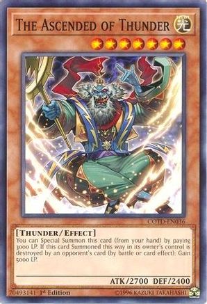 The Ascended of Thunder [COTD-EN036] Short Print - Yu-Gi-Oh! - Card Brawlers | Quebec | Canada |