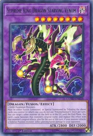 Supreme King Dragon Starving Venom [COTD-EN038] Rare - Yu-Gi-Oh! - Card Brawlers | Quebec | Canada |